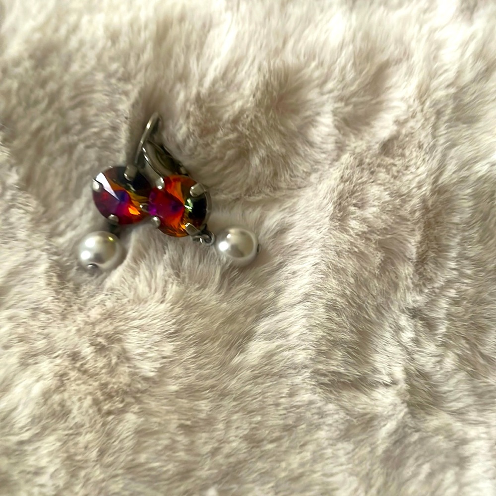 Sabika pearl drop earrings never worn